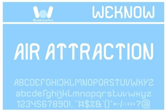 Air Attraction: The Modern Display Font for Bold Brands