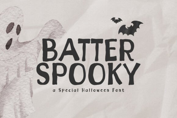 Batter Spooky: A Modern Horror Display Font for Editors