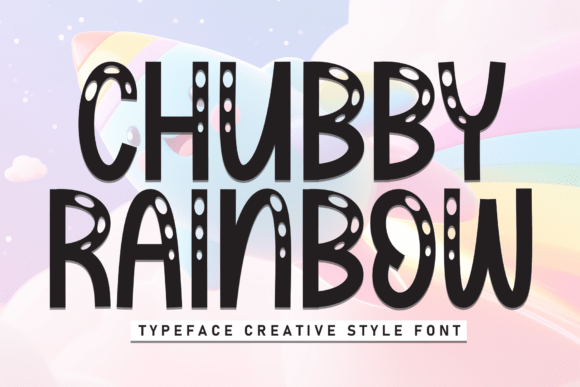Boost Campaign Clarity with Chubby Rainbow Display Fonts