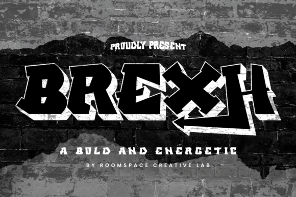 Brexh Regular: A Bold Display Font for Urban Editorial Design