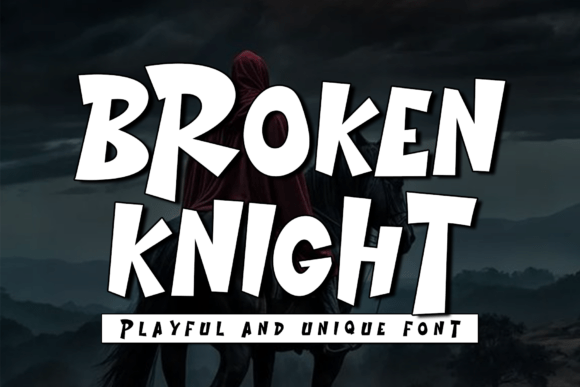 Broken Knight Font Review for Makers and Designers