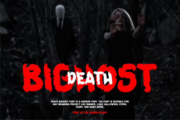 Death Bighost: The Ultimate Horror Display Font for Designers