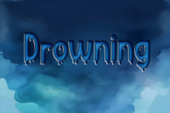 Drowning Font: The Display Typeface for Bold Campaigns