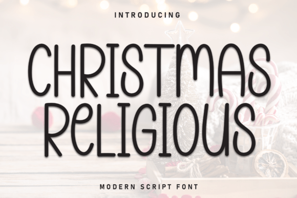Elevate Holiday Campaigns with Christmas Religious Display Fonts