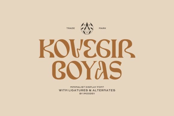 Elevate Your Brand with Kovegir: A Mystical Display Font Review