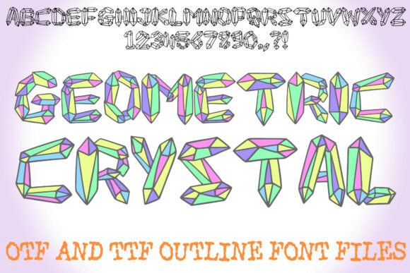 Geometric Crystal: A Sharp Display Font for Modern Design