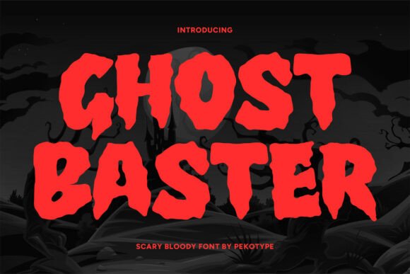 Ghost Baster: A Bold Horror Typeface for Spooky Branding