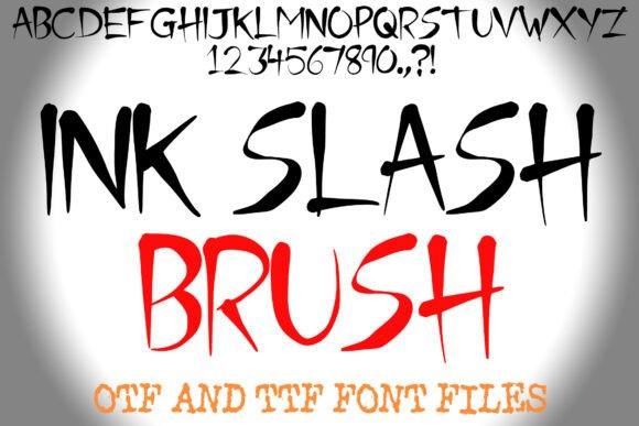 Ink Slash Brush: A Bold Typeface for Modern Branding