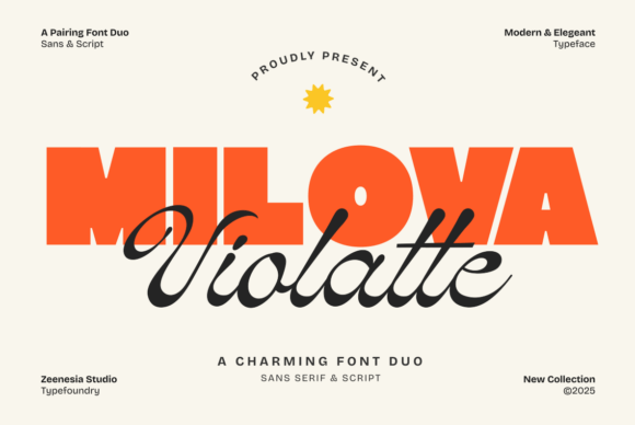 Milova Violatte: The Ultimate Display Font for Brands