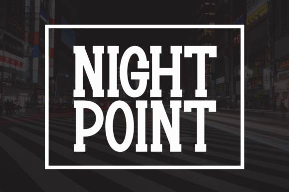 Night Point: A Friendly Display Font for Modern Web Design