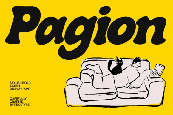Pagion Font Review: Bold Script for Branding