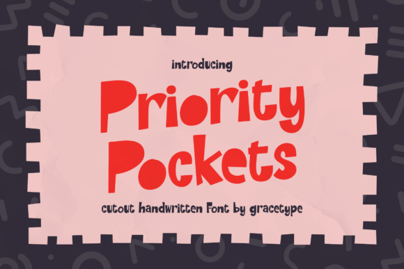 Priority Pocket: A Bold Display Font for Small Business Branding