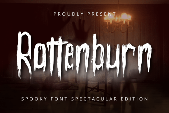 Rottenburn: A Scary Display Font for Editorial Horror