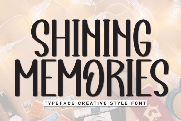 Shining Memories: A Neat Display Font for Modern Branding