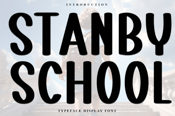 Stanby School: A Festive Typeface for Holiday Branding