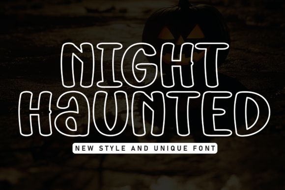 Upgrade Your Brand with Night Hanuted Display Font