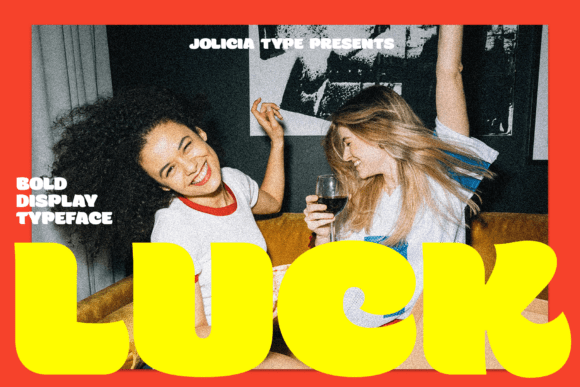 Using Luck Regular for Bold Retro Web Typography