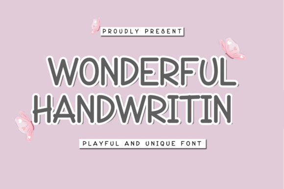 Wonderful Handwritin: The Perfect Display Font for Your Brand